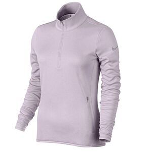 Nike Pullover Women's XL Purple Golf‎ Therma Fit 1/2 Zip 685282 530 Long Sleeve